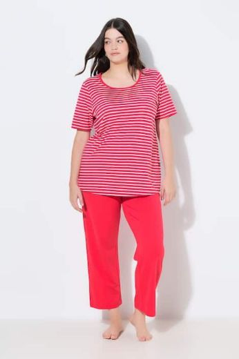 Plus size veliki brojevi Pidžama kratkih rukava i dugih nogavica za punije