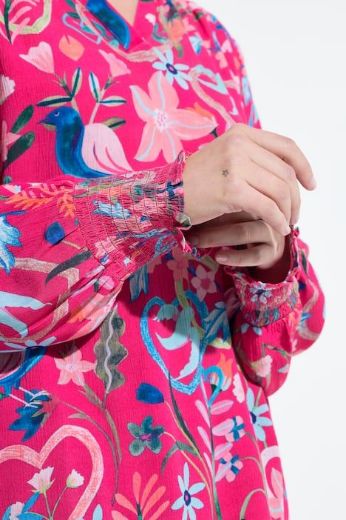 Plus size veliki brojevi Tunika dugih rukava za punije