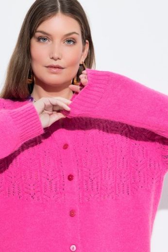 Plus size veliki brojevi Kardigan na kopčanje za punije