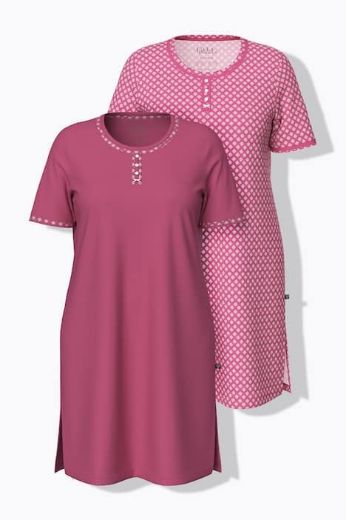 Plus size veliki brojevi Spavaćica kratkih rukava 2 komada za punije