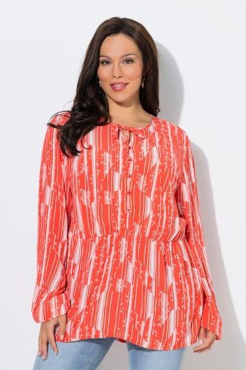 Plus size veliki brojevi Bluza dugih rukava A kroja za punije