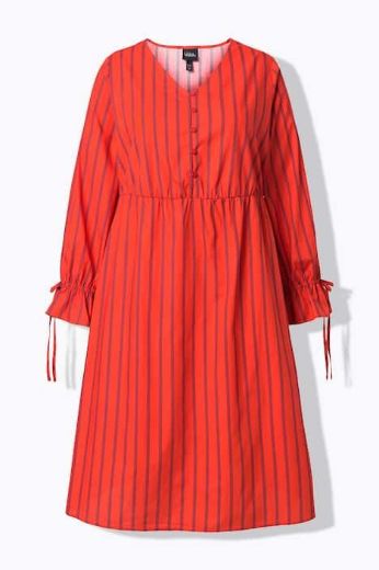 Plus size veliki brojevi Haljina midi dugih rukava za punije