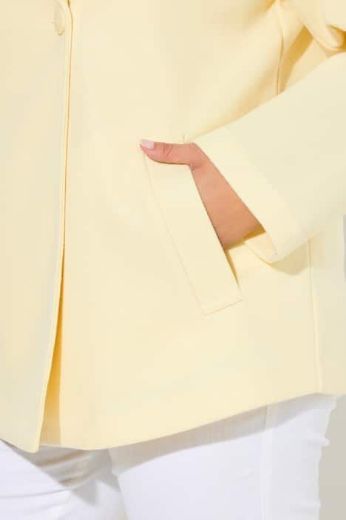 Plus size veliki brojevi Kaput kraćeg kroja od flisa za punije