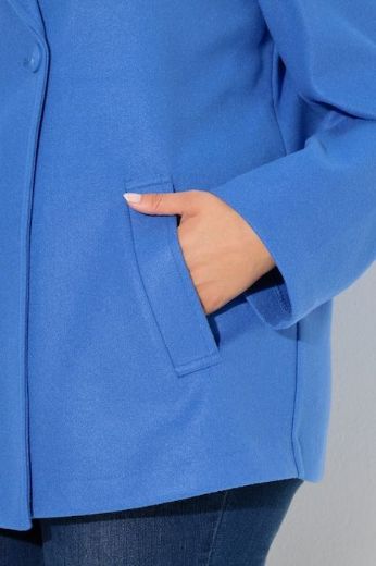 Plus size veliki brojevi Kaput kraćeg kroja od flisa za punije