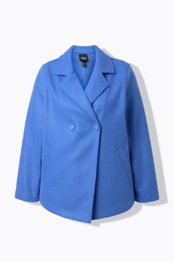 Plus size veliki brojevi Kaput kraćeg kroja od flisa za punije