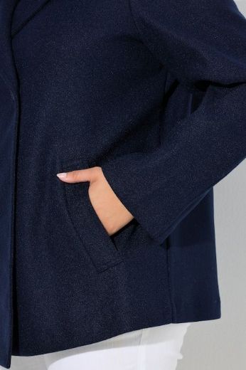 Plus size veliki brojevi Kaput kraćeg kroja od flisa za punije