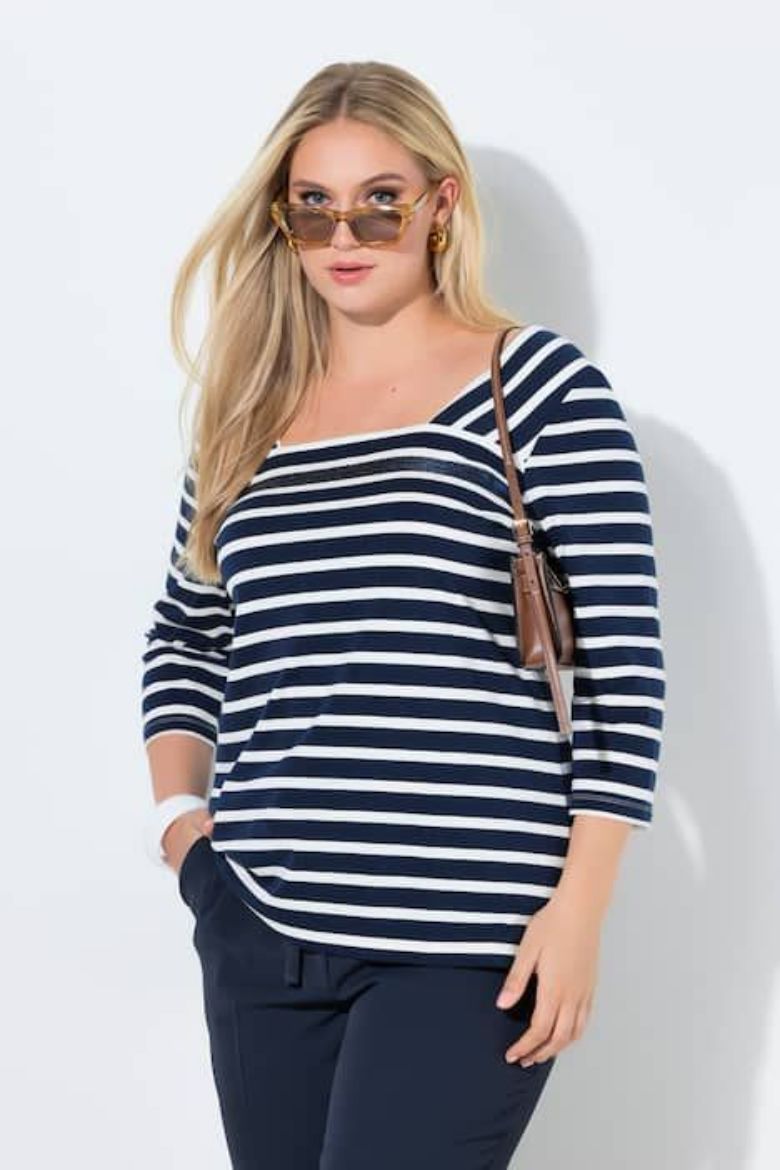 Plus size veliki brojevi Majica 3/4 rukava za punije