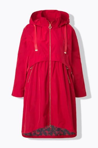 Plus size veliki brojevi Jakna vodoodbojna dužeg A kroja za punije