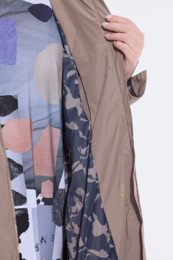 Plus size veliki brojevi Jakna vodoodbojna dužeg A kroja za punije