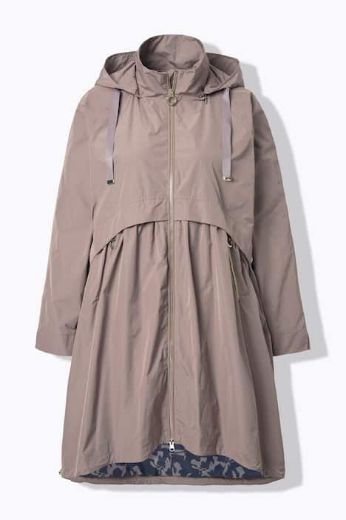 Plus size veliki brojevi Jakna vodoodbojna dužeg A kroja za punije