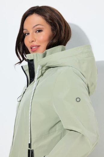 Plus size veliki brojevi Jakna vodootporna s kapuljačom za punije