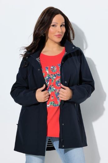 Plus size veliki brojevi Jakna s kapuljačom A kroja za punije