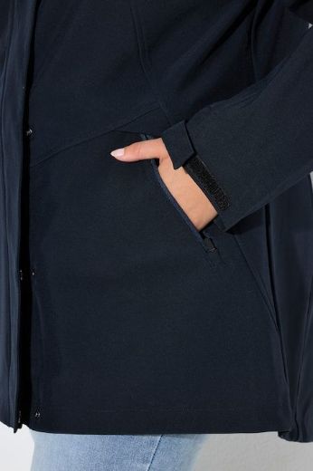 Plus size veliki brojevi Jakna s kapuljačom A kroja za punije