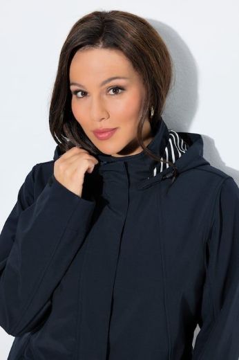 Plus size veliki brojevi Jakna s kapuljačom A kroja za punije