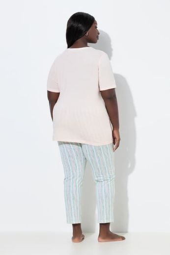 Plus size veliki brojevi Pidžama kratkih rukava i dugih nogavica za punije