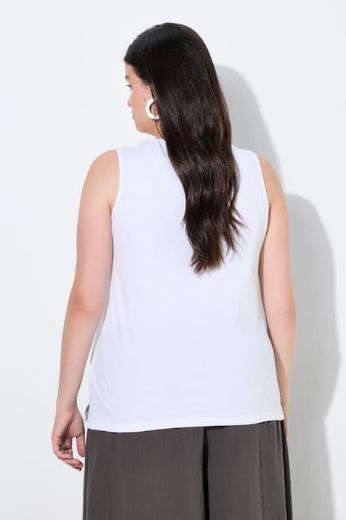 Plus size veliki brojevi Majica bez rukava V ovratnika za punije