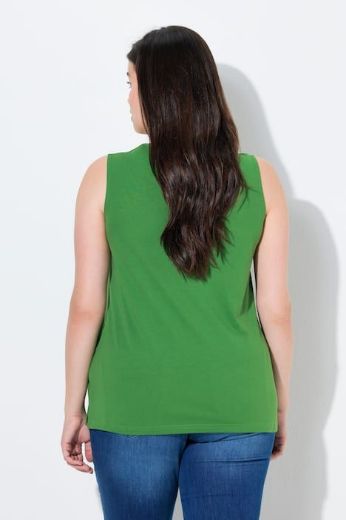 Plus size veliki brojevi Majica bez rukava V ovratnika za punije