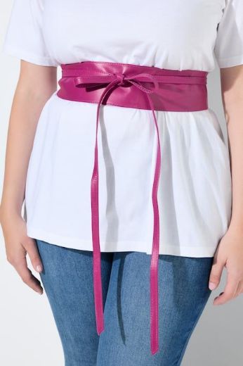 Plus size veliki brojevi Remen kožni na vezanje za punije