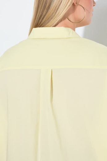 Plus size veliki brojevi Košulja dugih rukava skrivenog kopčanja za punije