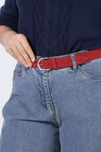 Plus size veliki brojevi Remen od brušene kože za punije