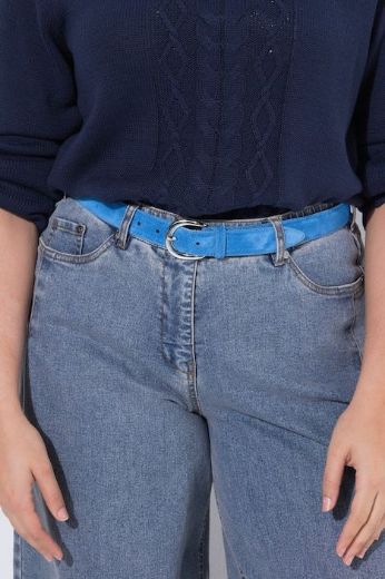 Plus size veliki brojevi Remen od brušene kože za punije