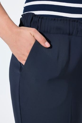 Plus size veliki brojevi Hlače ravnog kroja nogavica s vezanjem u struku za punije