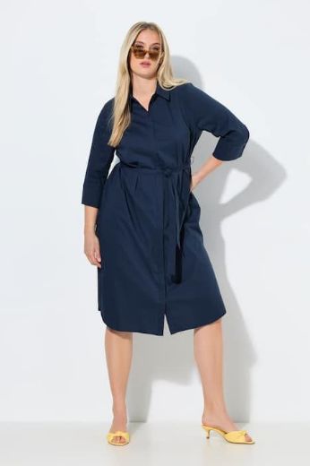 Plus size veliki brojevi Haljina A kroja na vezanje za punije