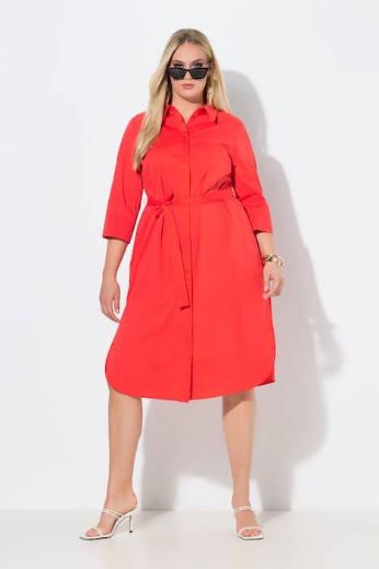 Plus size veliki brojevi Haljina A kroja na vezanje za punije