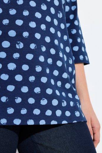 Plus size veliki brojevi Majica 3/4 rukava okruglog ovratnika za punije