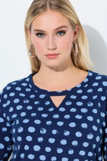 Plus size veliki brojevi Majica 3/4 rukava okruglog ovratnika za punije