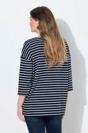 Plus size veliki brojevi Majica 3/4 rukava okruglog ovratnika za punije