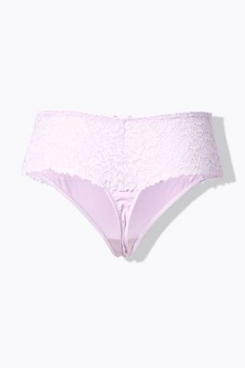 Plus size veliki brojevi Gaćice tange s ukrasnom čipkom za punije