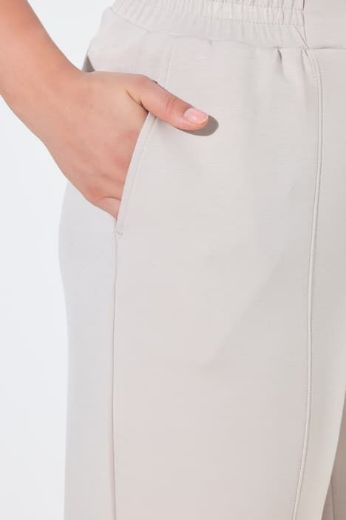 Plus size veliki brojevi Hlače elastičnog struka širokih nogavica za punije