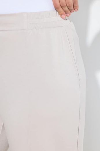 Plus size veliki brojevi Hlače elastičnog struka širokih nogavica za punije