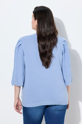 Plus size veliki brojevi Pulover 3/4 rukava V ovratnika za punije