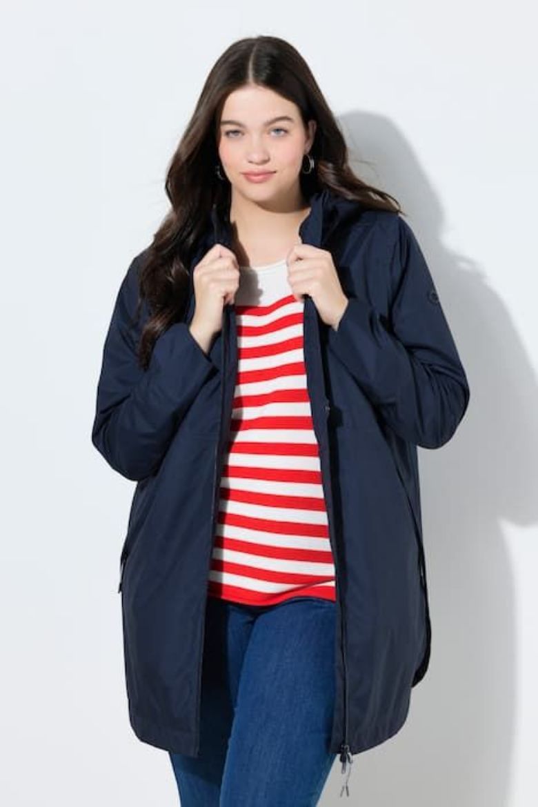 Plus size veliki brojevi Jakna vodootporna s kapuljačom za punije