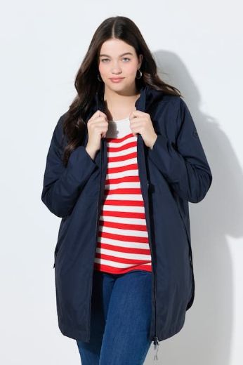 Plus size veliki brojevi Jakna vodootporna s kapuljačom za punije