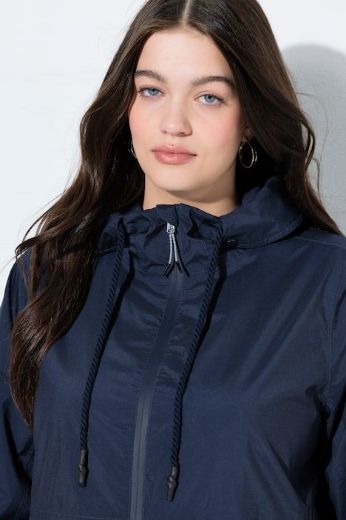 Plus size veliki brojevi Jakna vodootporna s kapuljačom za punije