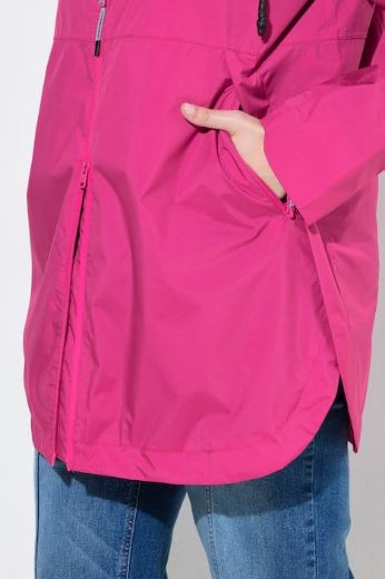 Plus size veliki brojevi Jakna vodootporna s kapuljačom za punije