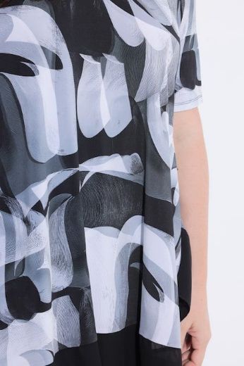 Plus size veliki brojevi Majica kratkih rukava V ovratnika za punije