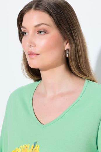 Plus size veliki brojevi Majica 3/4 rukava A kroja za punije