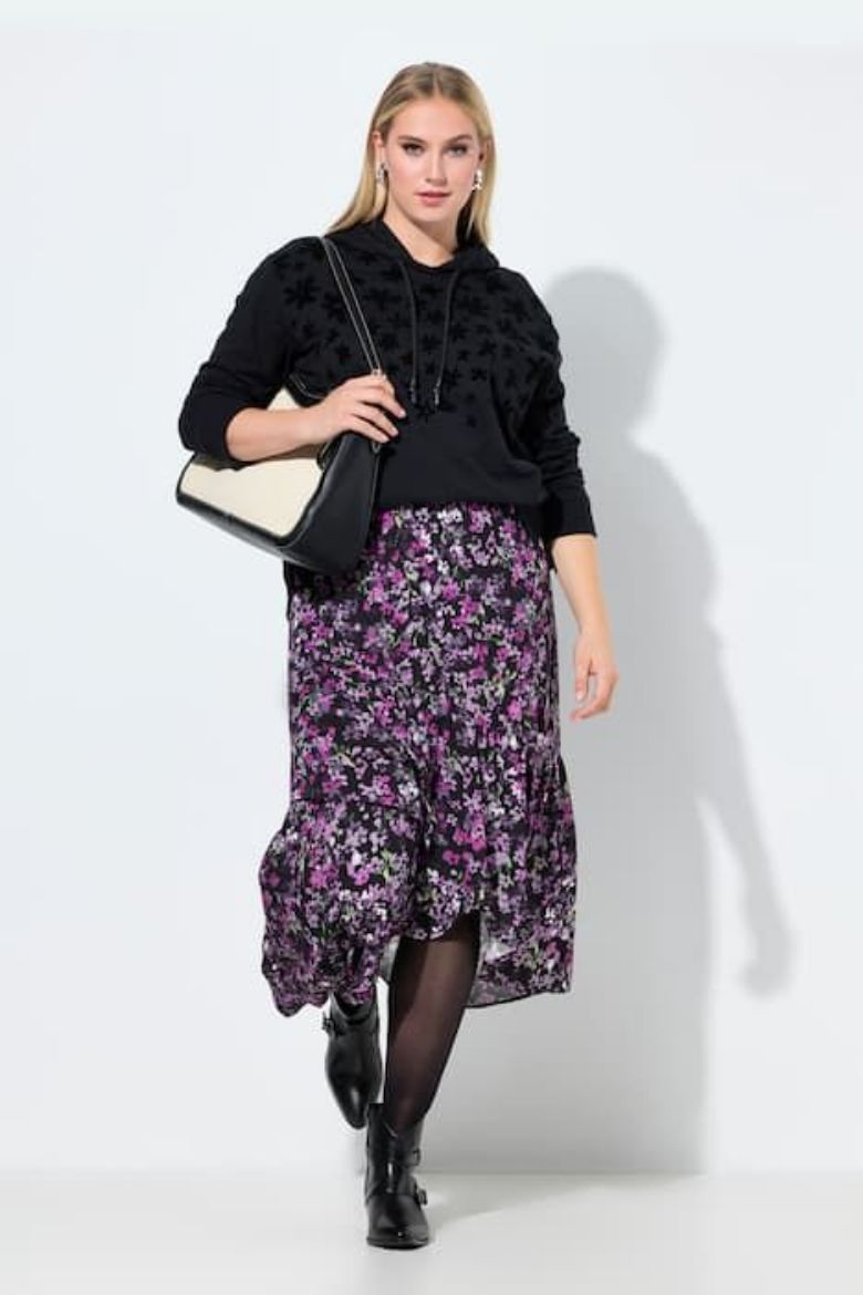 Plus size veliki brojevi Suknja maxi A kroja za punije