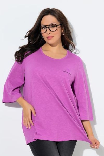 Veliki brojevi Majica 3/4 rukava moda za punije