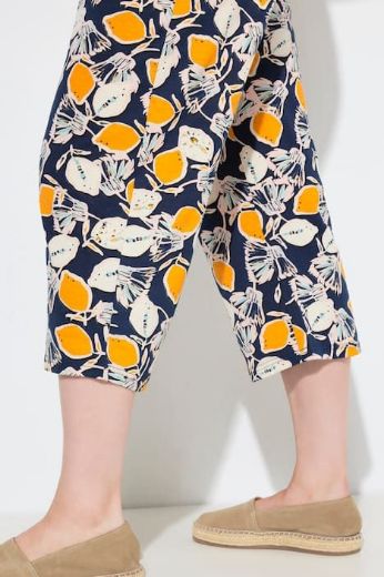 Plus size veliki brojevi Hlače skraćenih širokih nogavica za punije