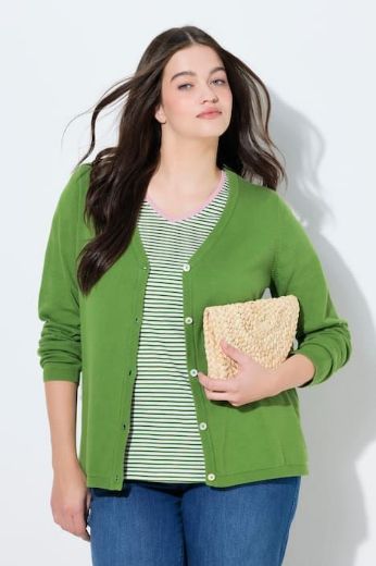 Plus size veliki brojevi Kardigan na kopčanje za punije