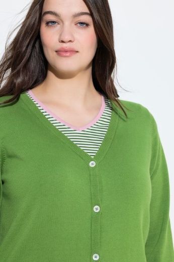 Plus size veliki brojevi Kardigan na kopčanje za punije