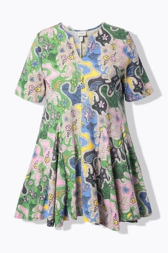 Plus size veliki brojevi Tunika kratkih rukava A kroja za punije