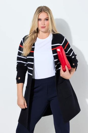 Plus size veliki brojevi Kardigan dužeg kroja za punije