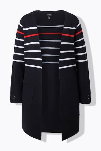 Plus size veliki brojevi Kardigan dužeg kroja za punije