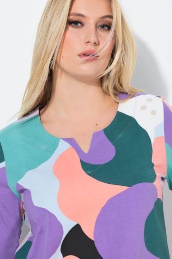 Plus size veliki brojevi Majica 3/4 rukava A kroja za punije